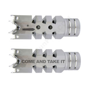 .223/5.56 1/2″X28 Shark Muzzle Brake Stainless Laser - Come and Take It