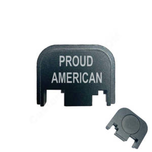 Glock Back Plate Laser Engraved - Proud American
