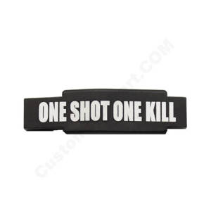 AR-15 Trigger Guard Laser Engraved - ONE SHOT ONE KILL