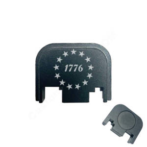 Glock Back Plate Laser Engraved - 1776 Star