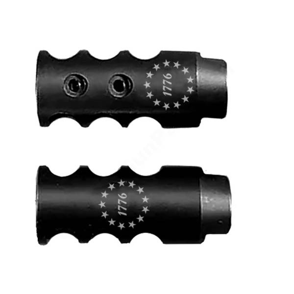 .223/5.56/.22LR Competition Muzzle Brake 1/2x28 TPI - 1776 Star