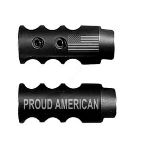 .223/5.56/.22LR Competition Muzzle Brake 1/2x28 TPI - Proud American