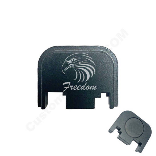 Glock Back Plate Laser Engraved - Freedom Eagle